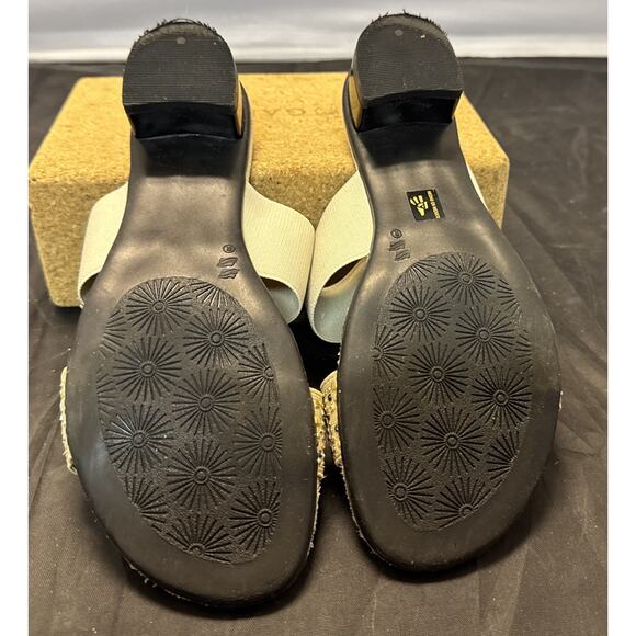 Tory Burch Estella Embellished Slide On Sandals With Crystals Size 7 Shoes - Picture 10 of 12